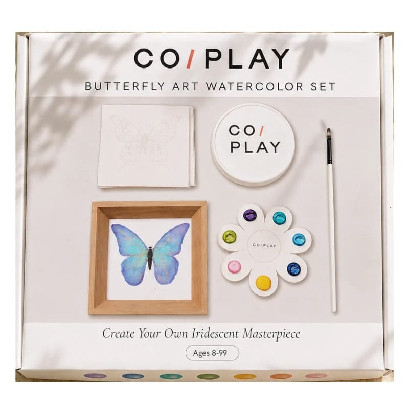 COI Play Coloring & Painting Kits Butterfly Watercolor & Frame Set