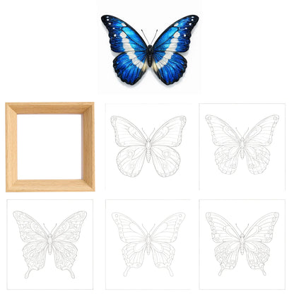 COI Play Coloring & Painting Kits Butterfly Watercolor & Frame Set