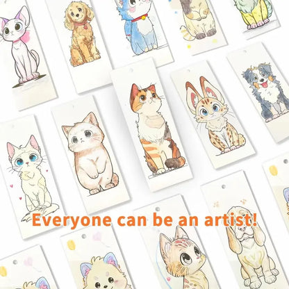 COI Play Coloring & Painting Kits Meow & Bark Bookmark Craft Kit