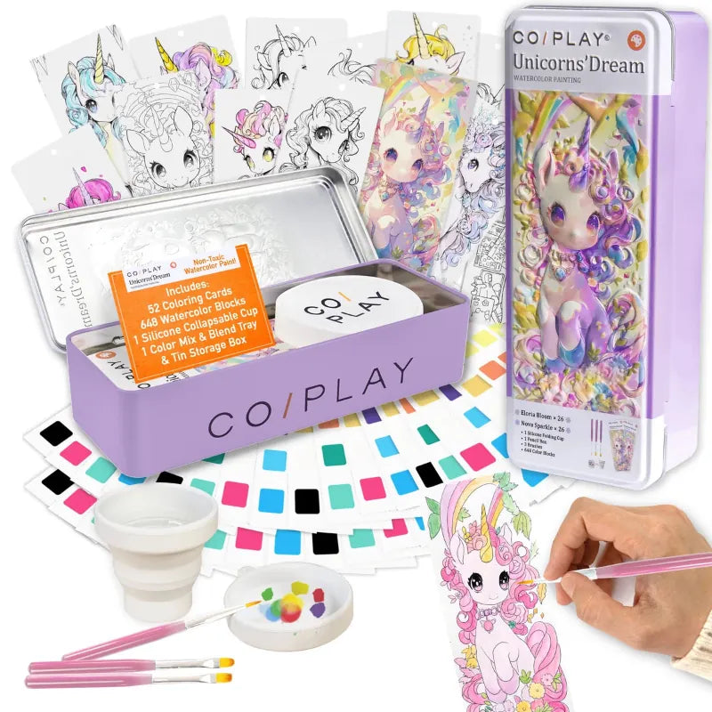 COI Play Coloring & Painting Kits Unicorns' Dreams Bookmark Craft Kit
