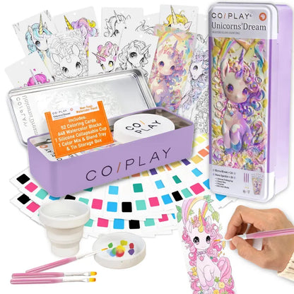 COI Play Coloring & Painting Kits Unicorns' Dreams Bookmark Craft Kit