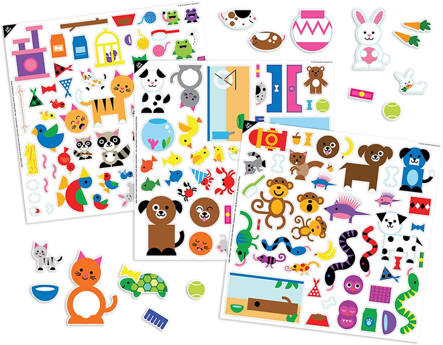Colorforms Stickers Colorforms Pets Picture Playset