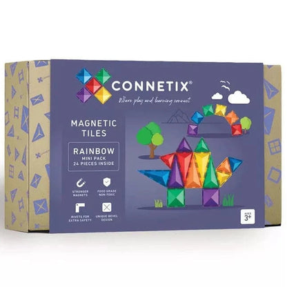 Connetix Magnetic Building Sets Default Connetix: Rainbow Mini Pack 24 Piece Set