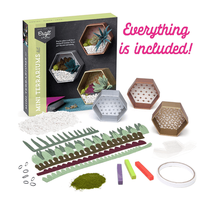 Craft Crush Art & Craft Activity Kits Craft Crush - Mini Terrariums