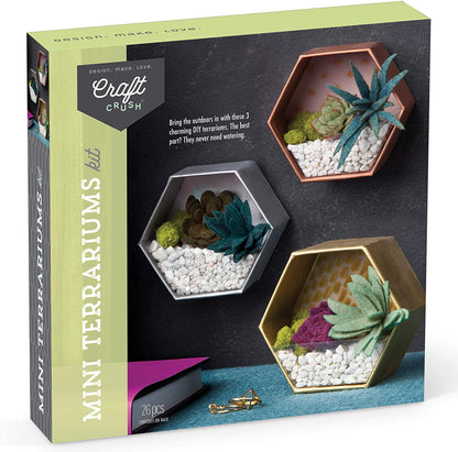 Craft Crush Art & Craft Activity Kits Craft Crush - Mini Terrariums