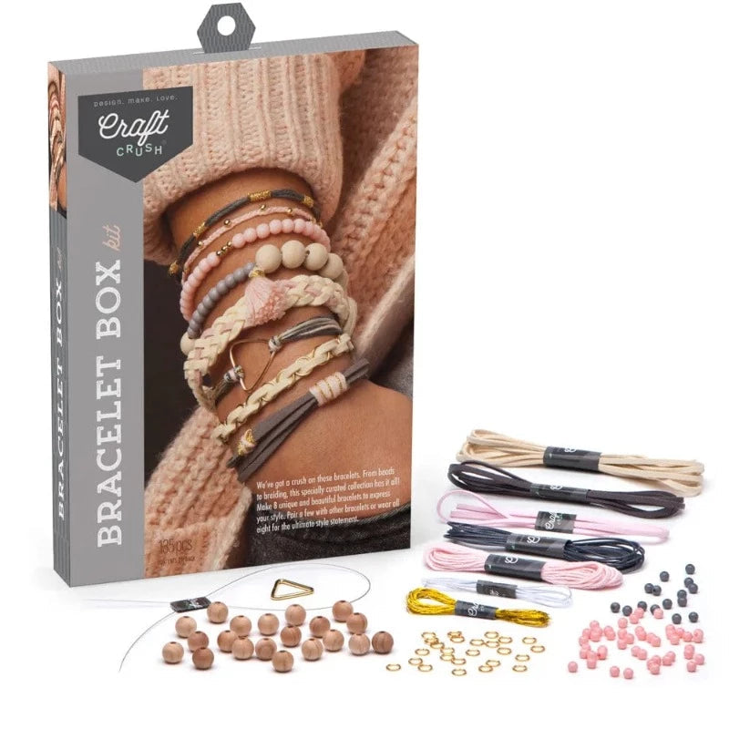 Craft Crush Art & Craft Jewelry Activity Kits Craft Crush - Bracelet Box  Blush