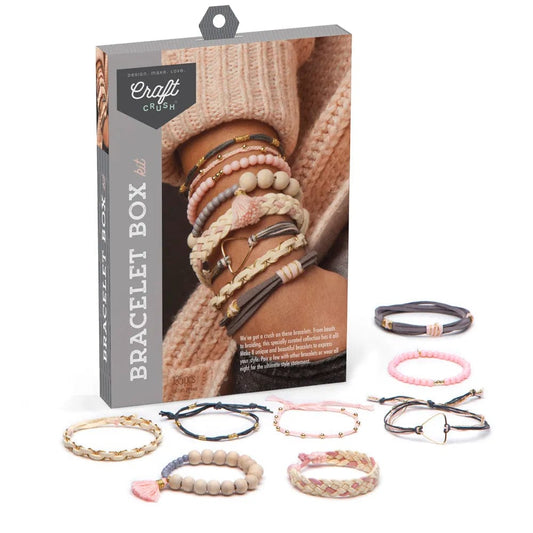 Craft Crush Art & Craft Jewelry Activity Kits Craft Crush - Bracelet Box  Blush