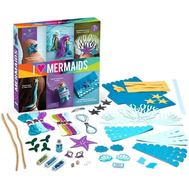 Craft-tastic Art & Craft Activity Kits Craft-tastic – I Heart Mermaids Kit