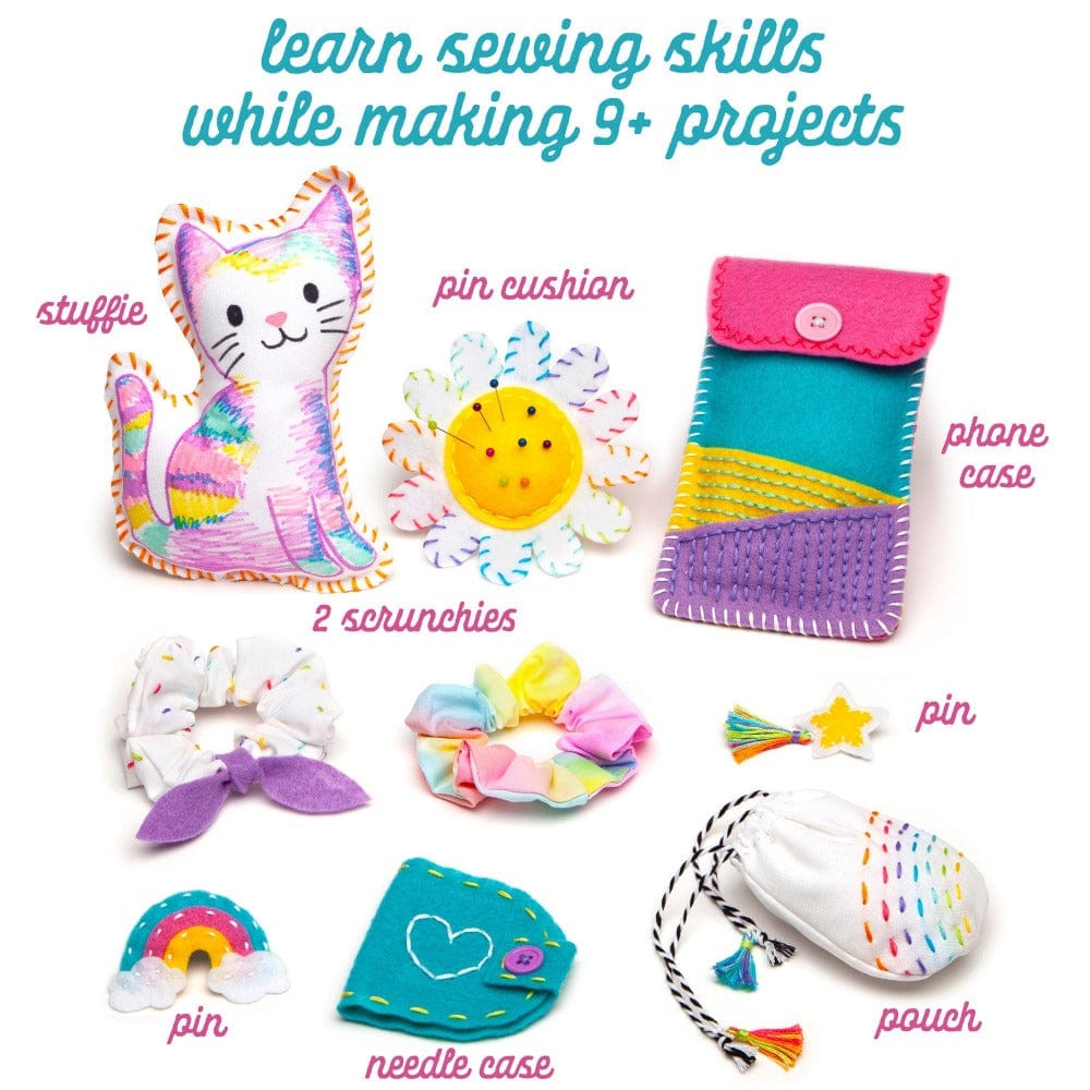 Craft-tastic Art & Craft Activity Kits Craft-tastic - Let's Learn to Sew