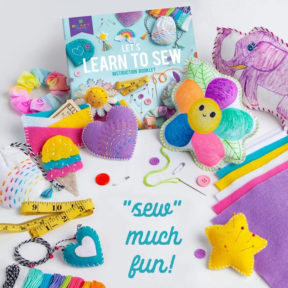 Craft-tastic Art & Craft Activity Kits Craft-tastic - Let's Learn to Sew