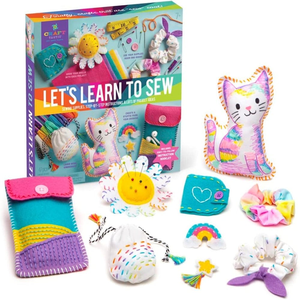 Craft-tastic Art & Craft Activity Kits Craft-tastic - Let's Learn to Sew