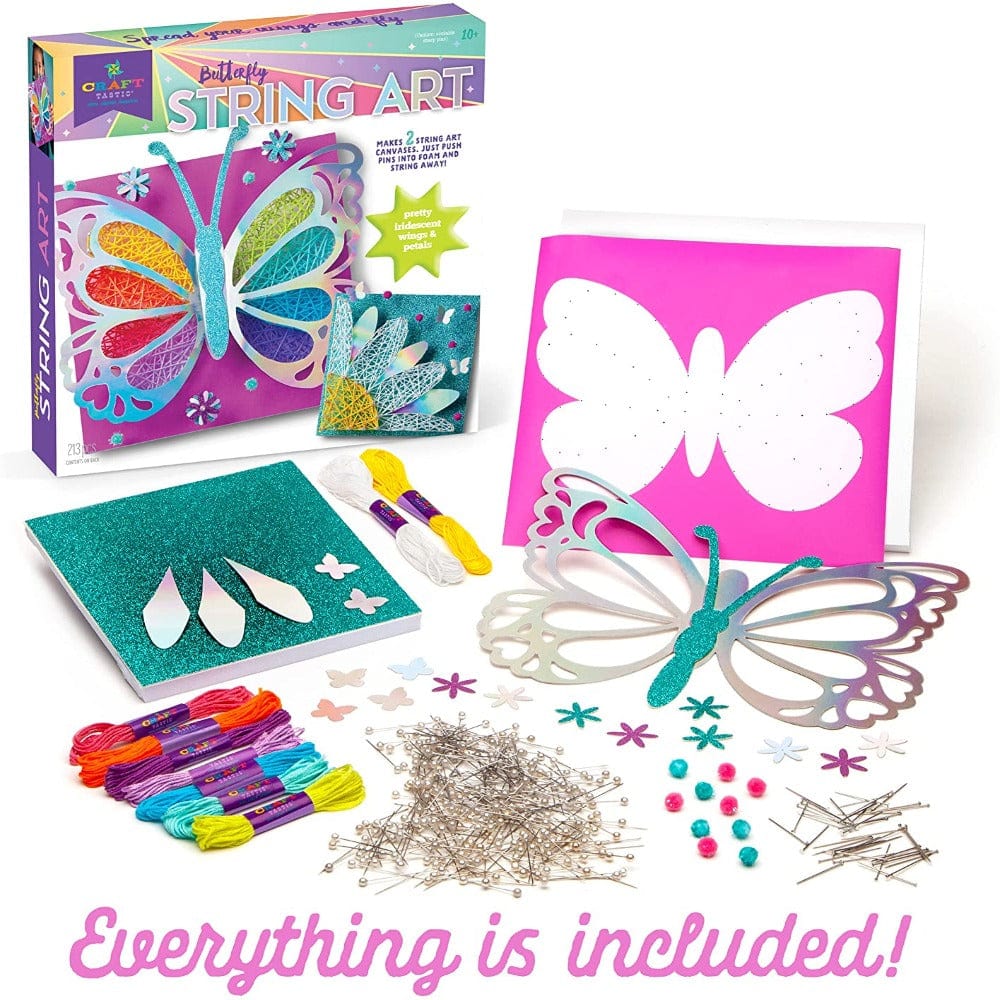 Craft-tastic Art & Craft Activity Kits Craft-tastic String Art - Butterfly
