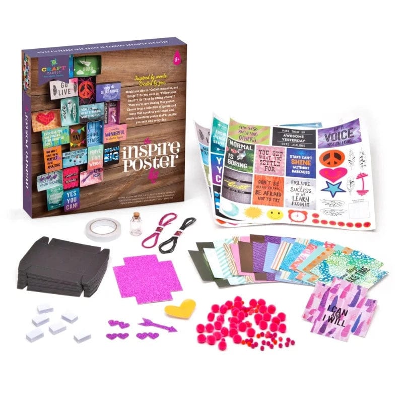 Craft-tastic Art & Craft Activity Kits Default Craft-tastic - Inspire Poster Kit