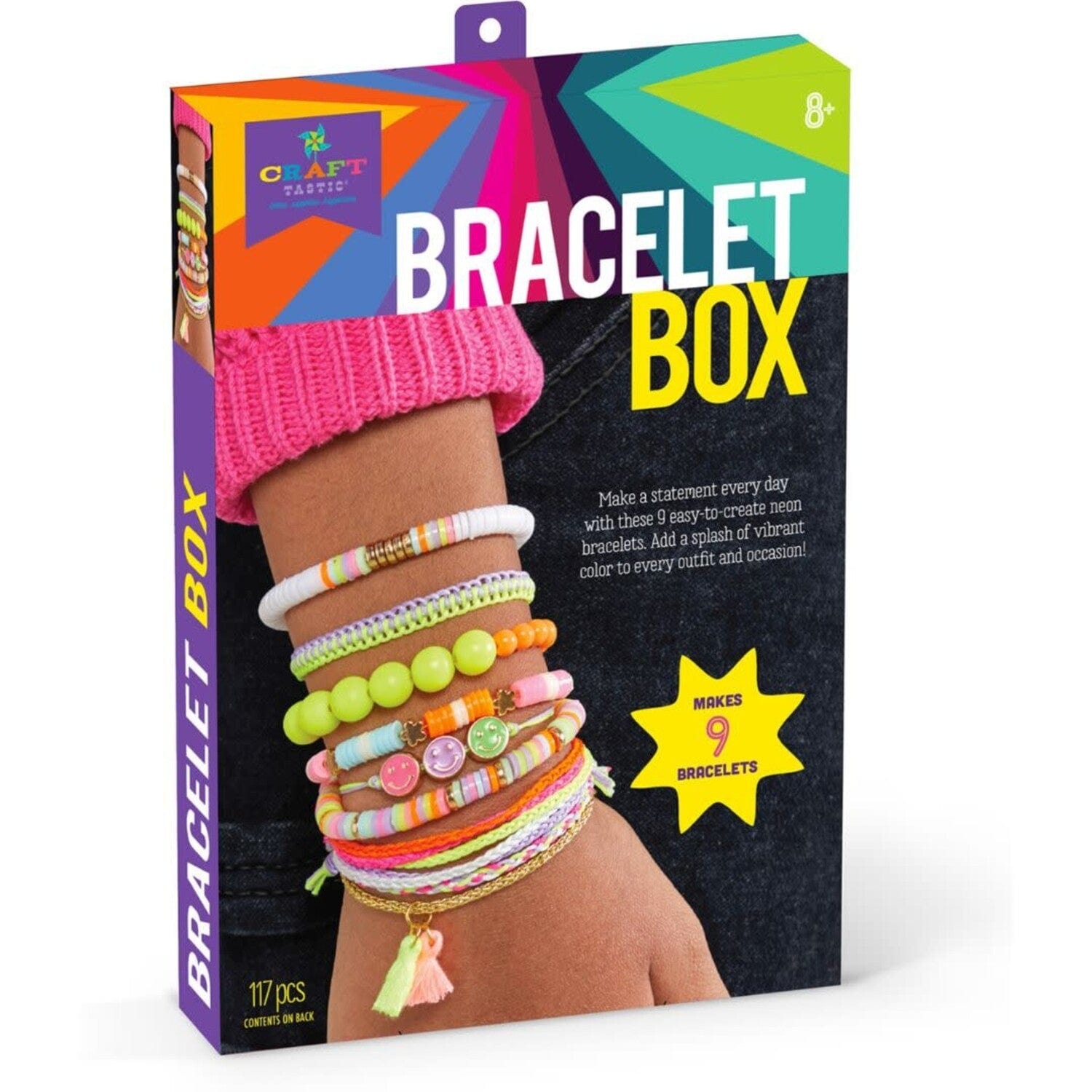 Craft-tastic Art & Craft Jewelry Activity Kits Default Craft-tastic: Neon Bracelet Box