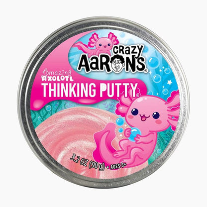Crazy Aaron's Putty World Putty Amazing Axolotl Thinking Putty