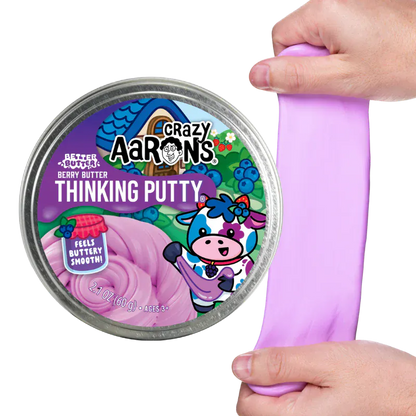 Crazy Aaron's Putty World Putty Better Butter Berry Thinking Putty