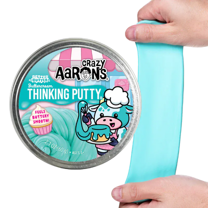 Crazy Aaron's Putty World Putty Better Butter Buttercream Thinking Putty