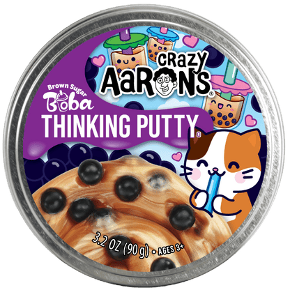 Crazy Aaron's Putty World Putty Default Brown Sugar Boba Thinking Putty