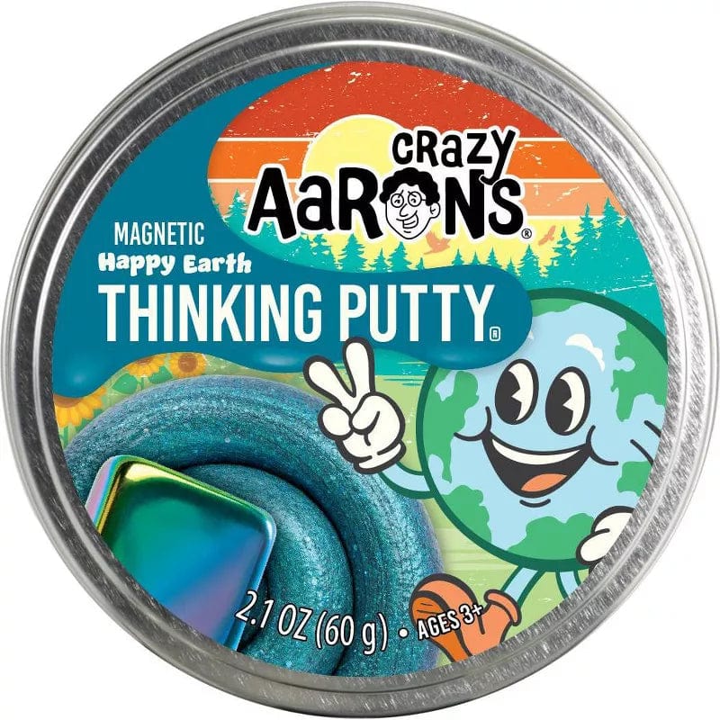 Crazy Aaron's Putty World Putty Default Happy Earth Magnetic Thinking Putty