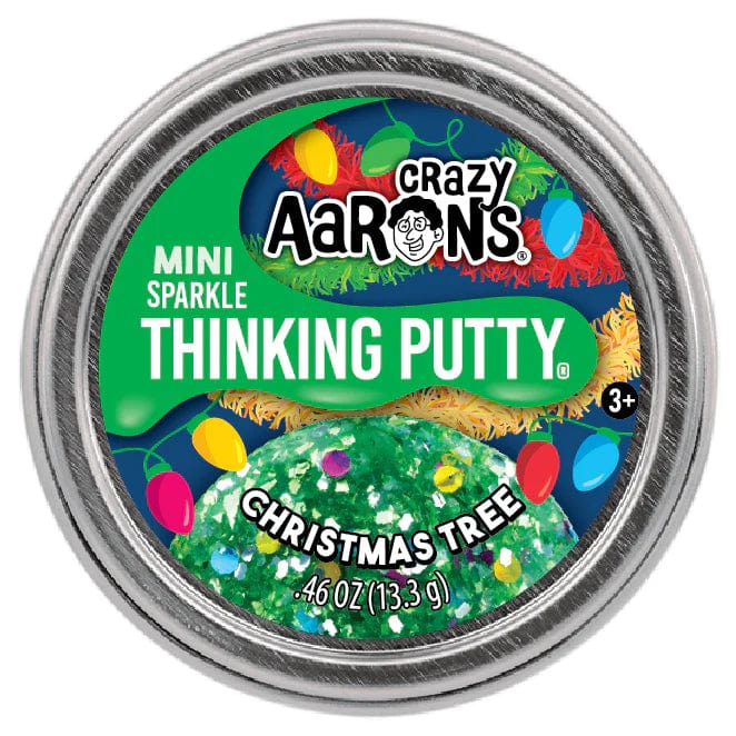 Crazy Aaron's Putty World Putty Default Holiday Mini Tin Thinking Putty 2024 (Assorted Styles)