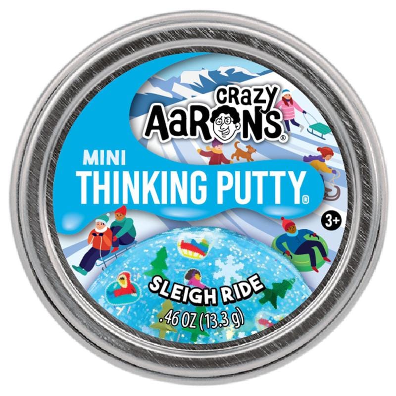 Crazy Aaron's Putty World Putty Default Holiday Mini Tin Thinking Putty 2024 (Assorted Styles)