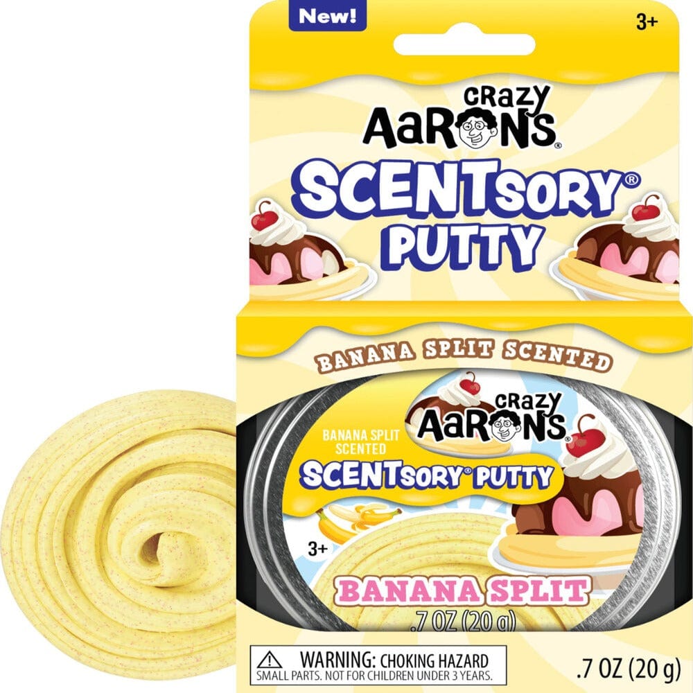 Crazy Aaron's Putty World Putty Default SCENTsory Putty - Banana Split