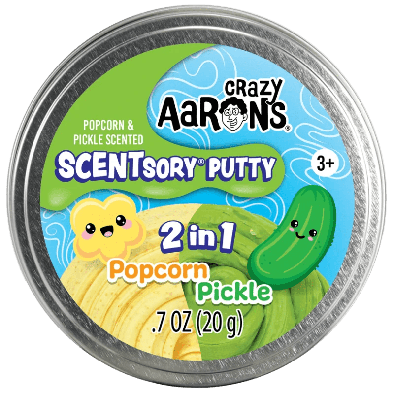 Crazy Aaron's Putty World Putty Default SCENTsory  Thinking Putty - Popcorn/Pickle