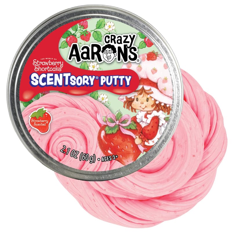 Crazy Aaron's Putty World Putty Default SCENTsory Thinking Putty - Strawberry Shortcake