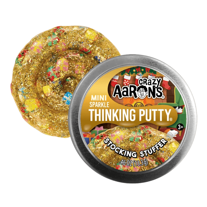 Crazy Aaron's Putty World Putty Default Stocking Stuffers Mini Thinking Putty Tins (Assorted Styles)