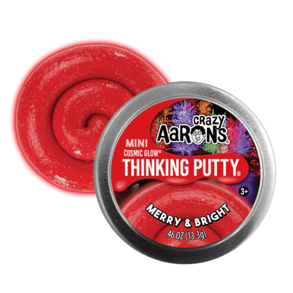 Crazy Aaron's Putty World Putty Default Stocking Stuffers Mini Thinking Putty Tins (Assorted Styles)