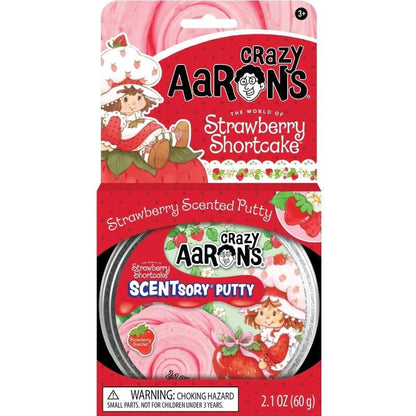 Crazy Aaron's Putty World Putty Default Strawberry Shortcake SCENTosory Thinking Putty