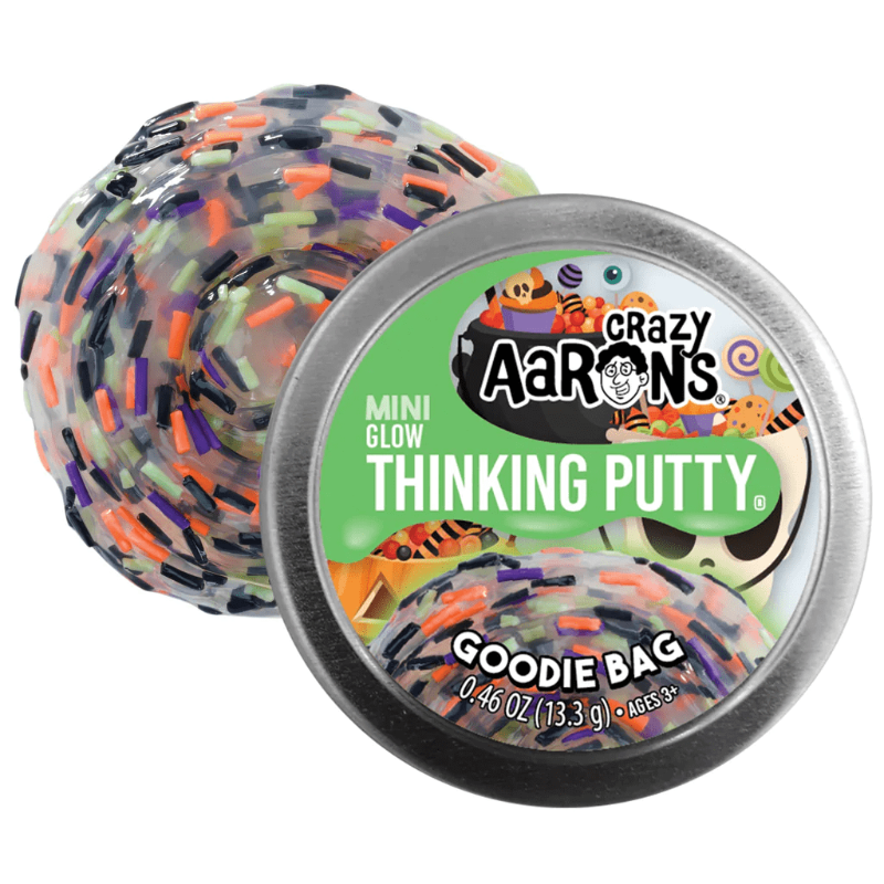 Crazy Aaron's Putty World Putty Default Trick or Treat Mini Thinking Putty Tins (Assorted Styles)