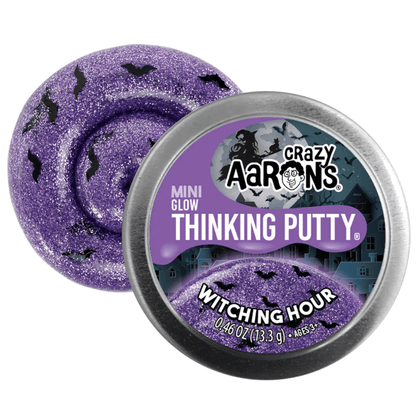 Crazy Aaron's Putty World Putty Default Trick or Treat Mini Thinking Putty Tins (Assorted Styles)