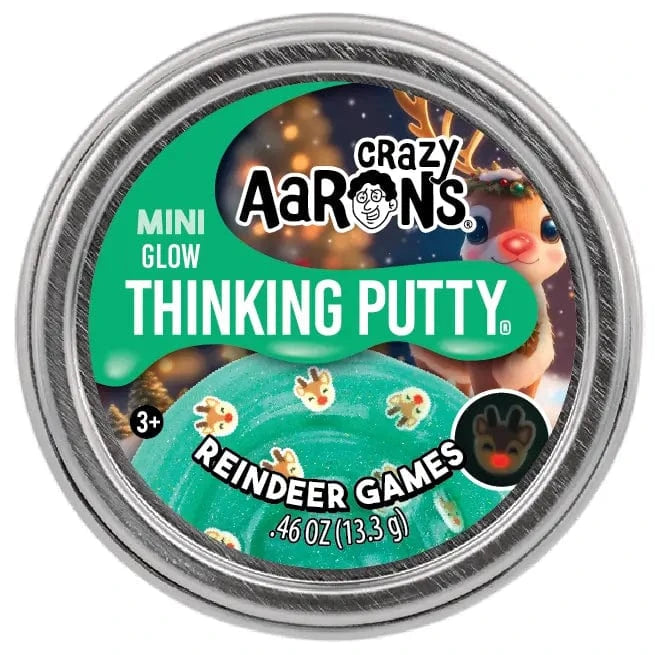 Crazy Aaron's Putty World Putty Holiday 2025 Mini Tin Thinking Putty (Assorted Styles)