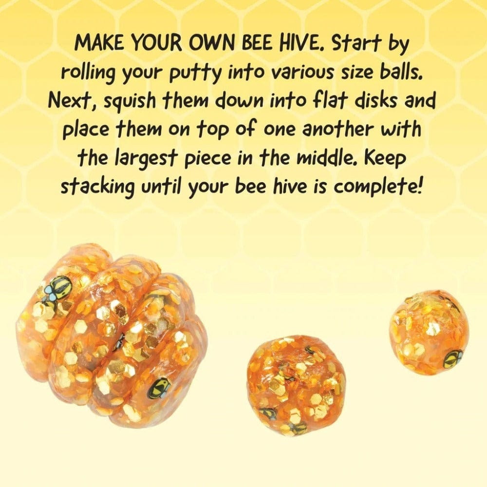 Crazy Aaron's Putty World Putty Honey Hive Golden Honeycomb Thinking Putty