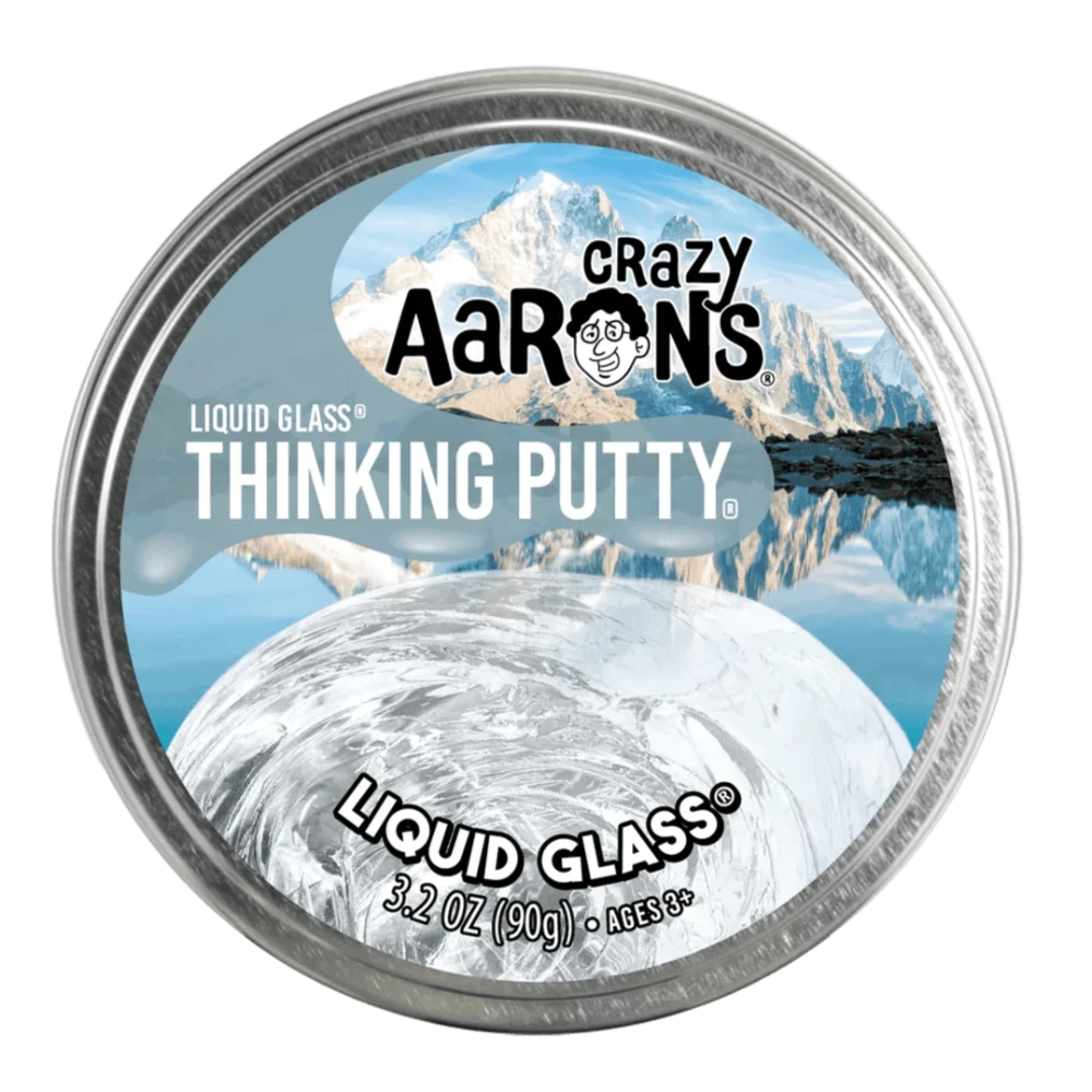 Crazy Aaron's Putty World Putty Liquid Glass - Crystal Clear Thinking Putty