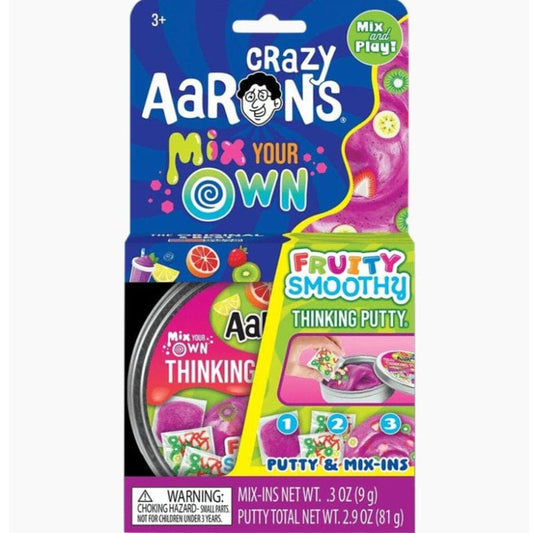 Crazy Aaron's Putty World Putty Mix Your Own Fruity Smoothy Thinking Putty