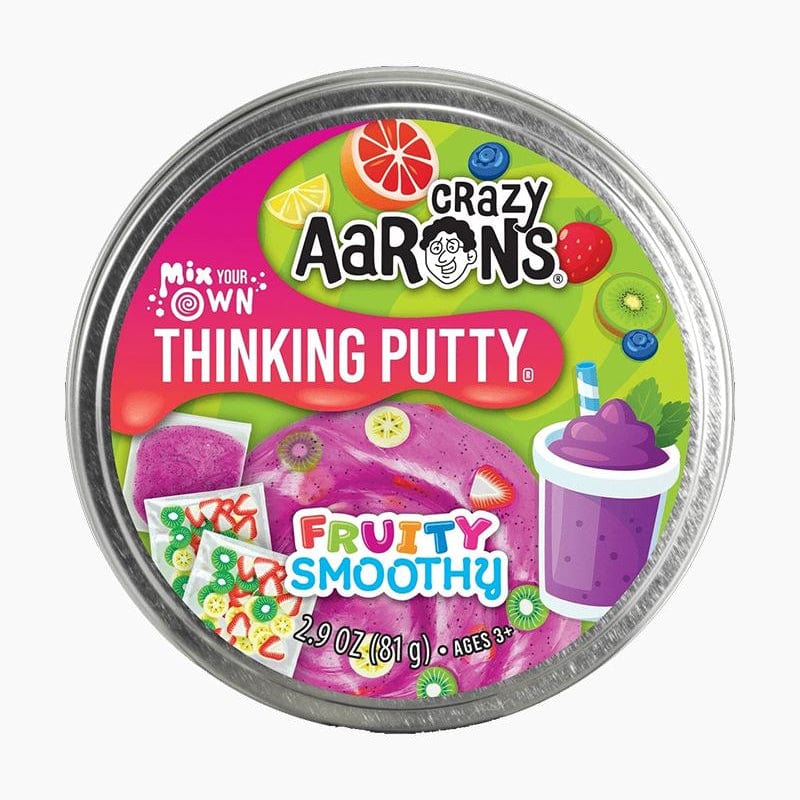 Crazy Aaron's Putty World Putty Mix Your Own Fruity Smoothy Thinking Putty