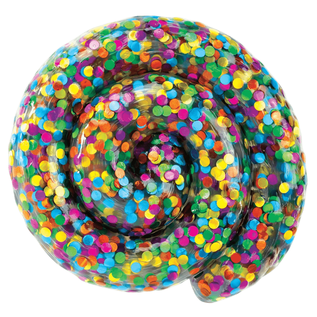 Crazy Aaron's Putty World Putty Social Butterfly Rainbow Confetti Thinking Putty