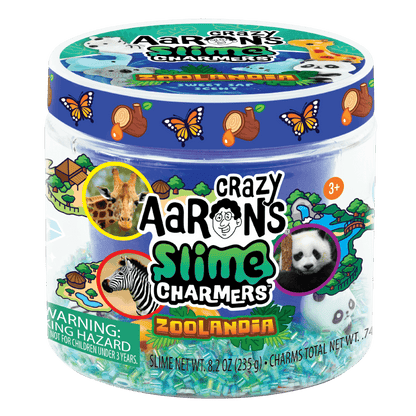 Crazy Aaron's Putty World Slime Zoolandia Slime Charmers