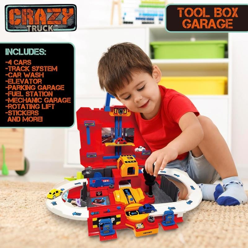 Crazy Truck Vehicle Playsets Default Tool Box Garage