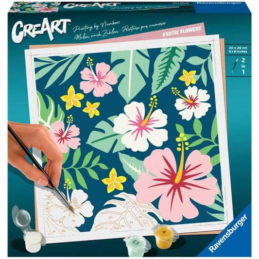 CreArt Coloring & Painting Kits Default CreArt - Exotic Flowers