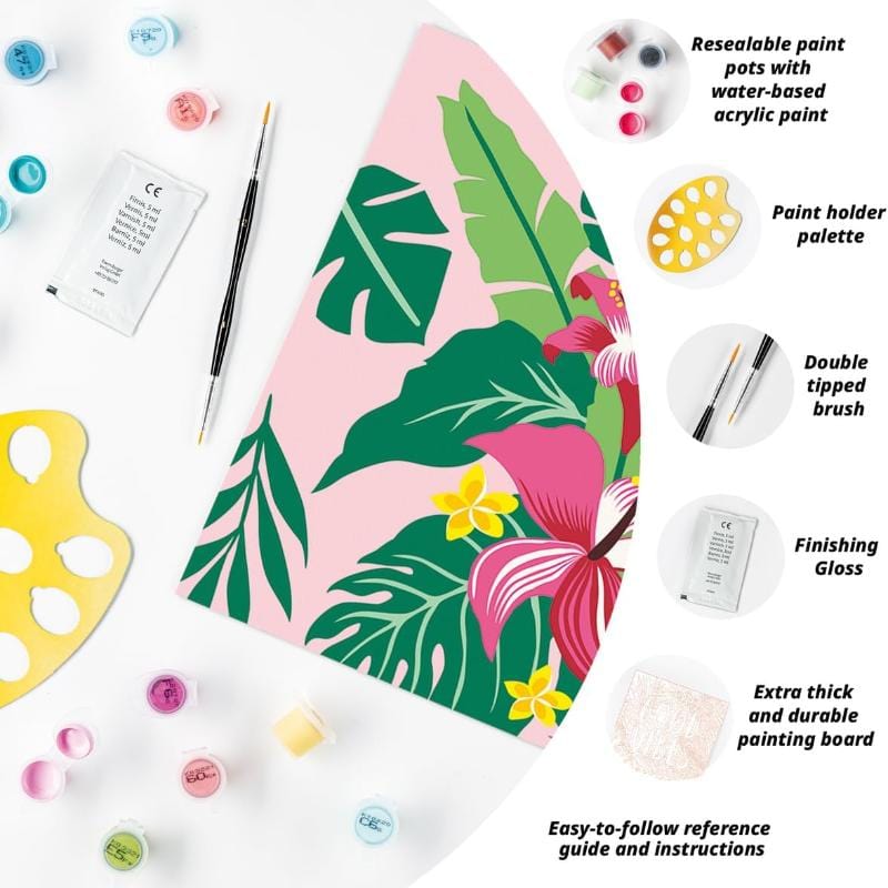 CreArt Coloring & Painting Kits Default CreArt - Exotic Flowers