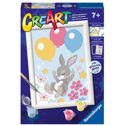 CreArt Coloring & Painting Kits Default CreArt: Flying Bunny Paint by Number