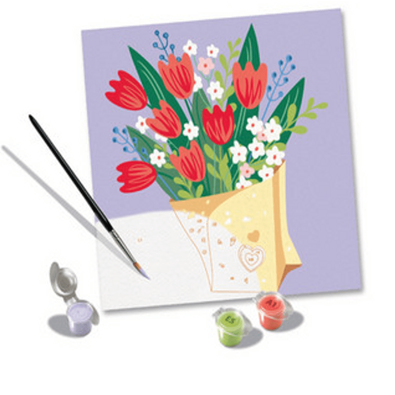 CreArt Coloring & Painting Kits Default CreArt: Paint by Number Tulip Bouquet