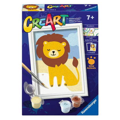 CreArt Coloring & Painting Kits Default CreArt: Paint by Number Wild Lion
