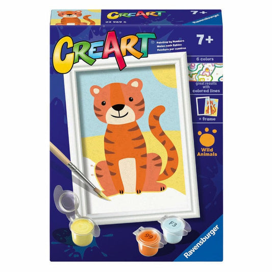 CreArt Coloring & Painting Kits Default CreArt: Paint by Number Wild Tiger