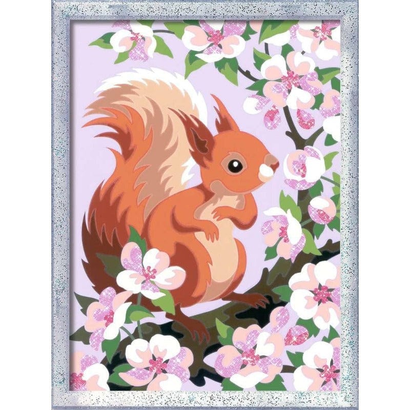 CreArt Coloring & Painting Kits Default CreArt - Spring Squirrel Paint by Number