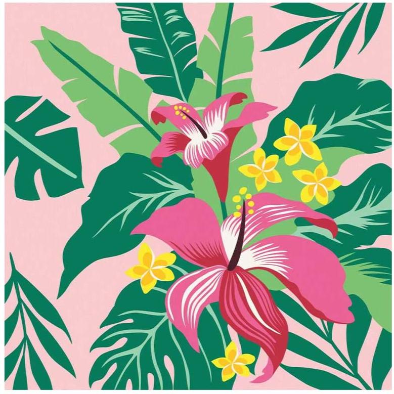 CreArt Coloring & Painting Kits Default CreArt - Tropical Plants