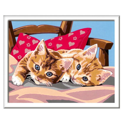 CreArt Coloring & Painting Kits Default CreArt - Two Cuddly Cats Paint by Number